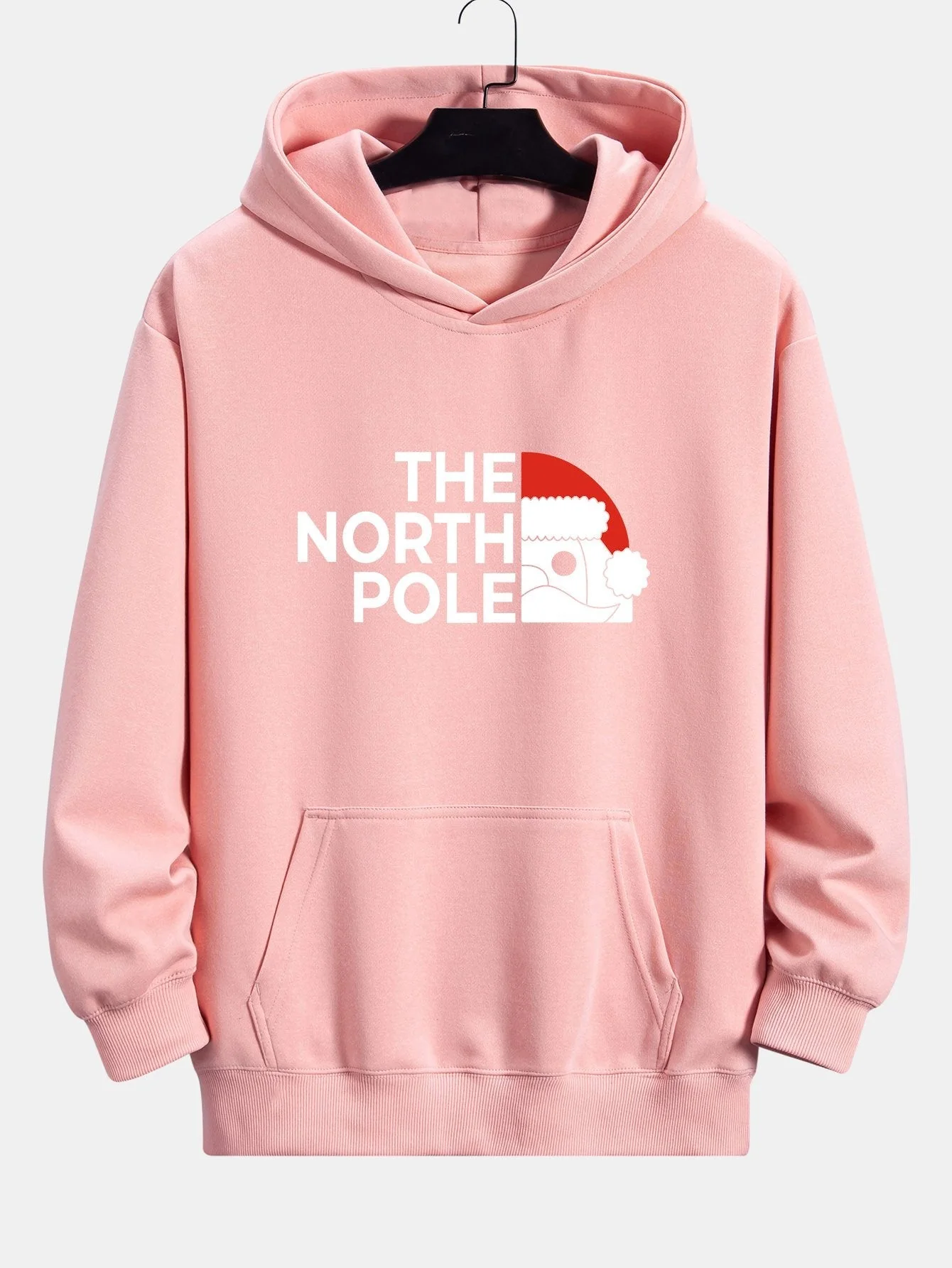 Nicholas | Santa Claus Slogan Print Relax Fit Hoodie - Image 4