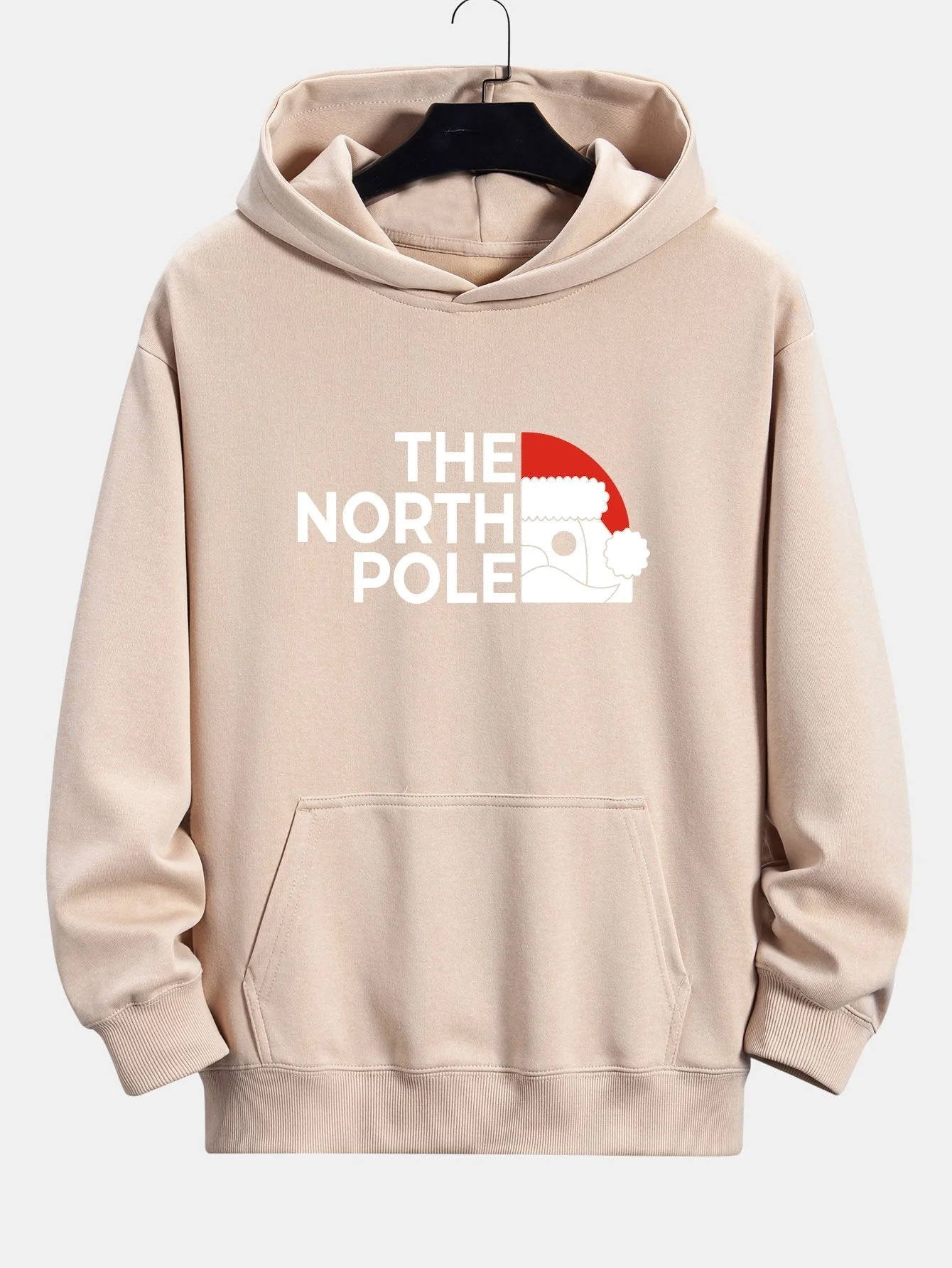 Nicholas | Santa Claus Slogan Print Relax Fit Hoodie - Image 5