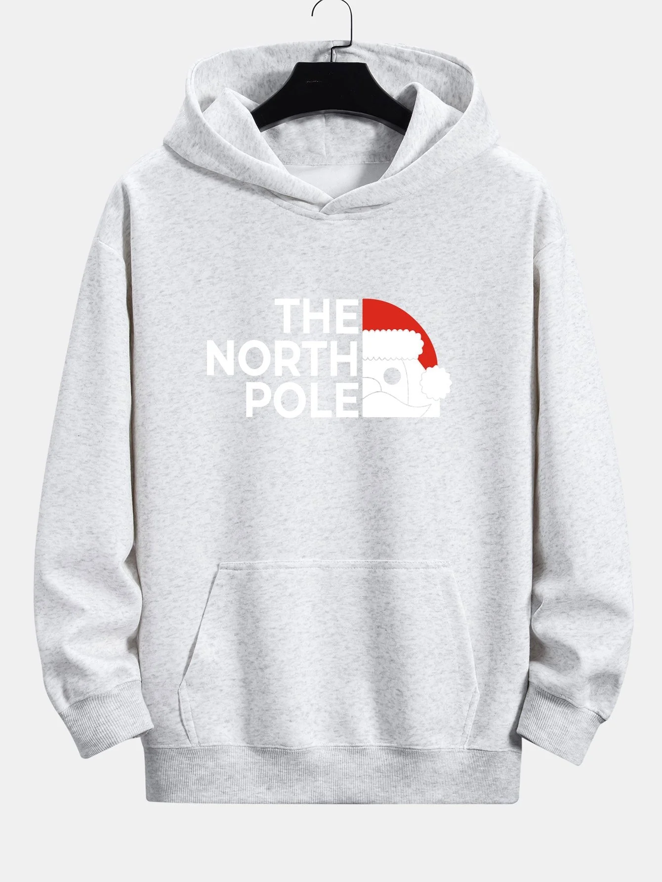 Nicholas | Santa Claus Slogan Print Relax Fit Hoodie - Image 6