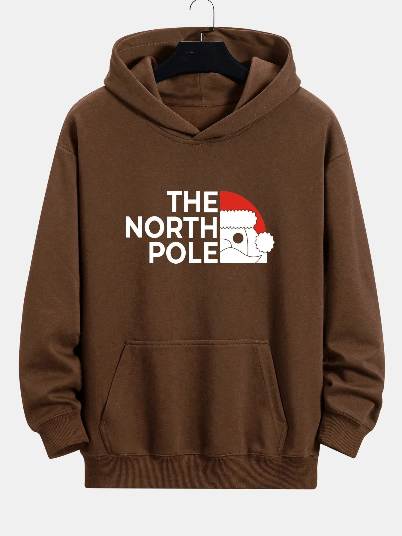 Nicholas | Santa Claus Slogan Print Relax Fit Hoodie - Image 8
