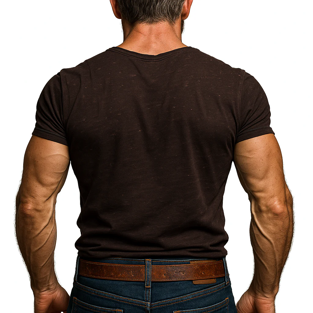 Nick | Men'S Summer Fashion Distressed Printed Polyester Blended V-Neck Short Sleeve T-Shirt - Image 2