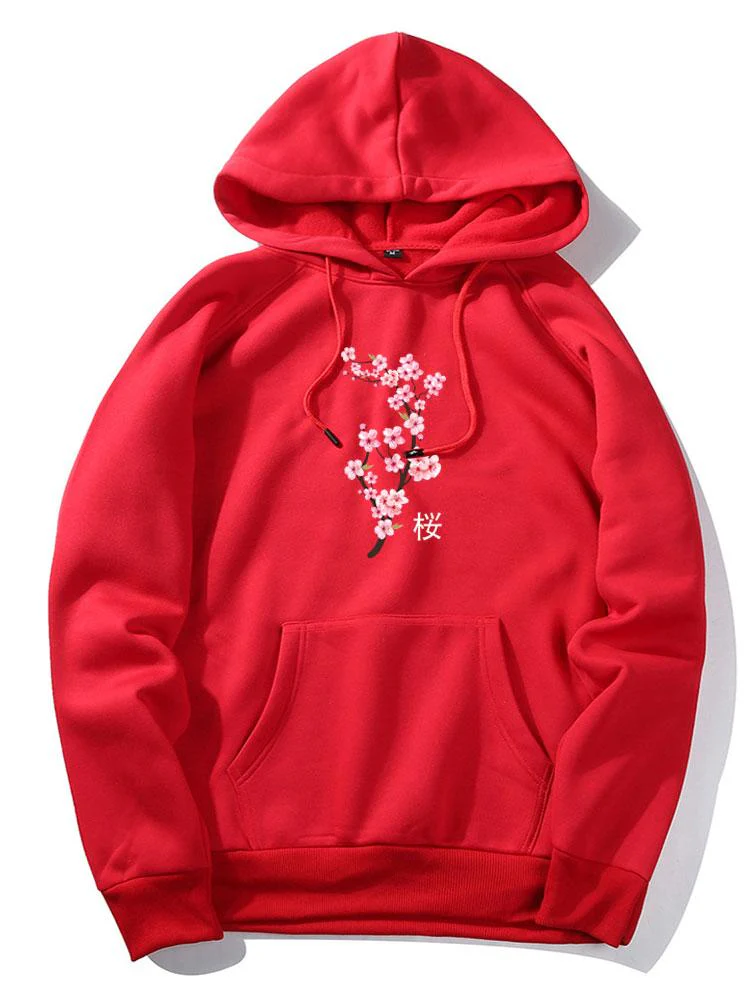Nico | Cherry Blossoms Print Hoodie - Image 7
