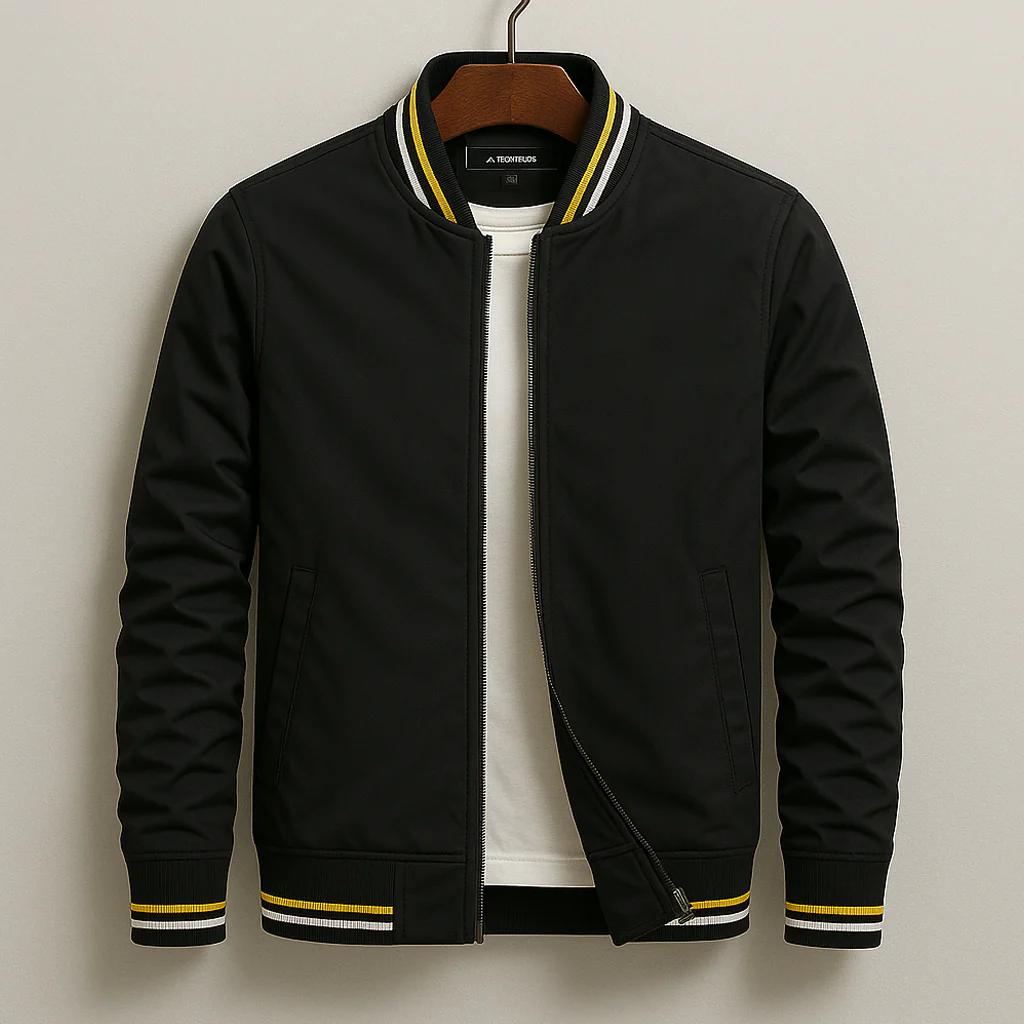 Nico | Stylish striped bomber jacket - Image 6