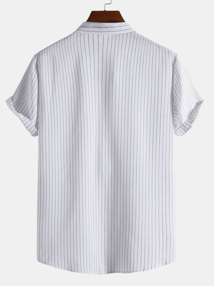 Nicolás® | Classic Stripes Casual Shirts - Image 2