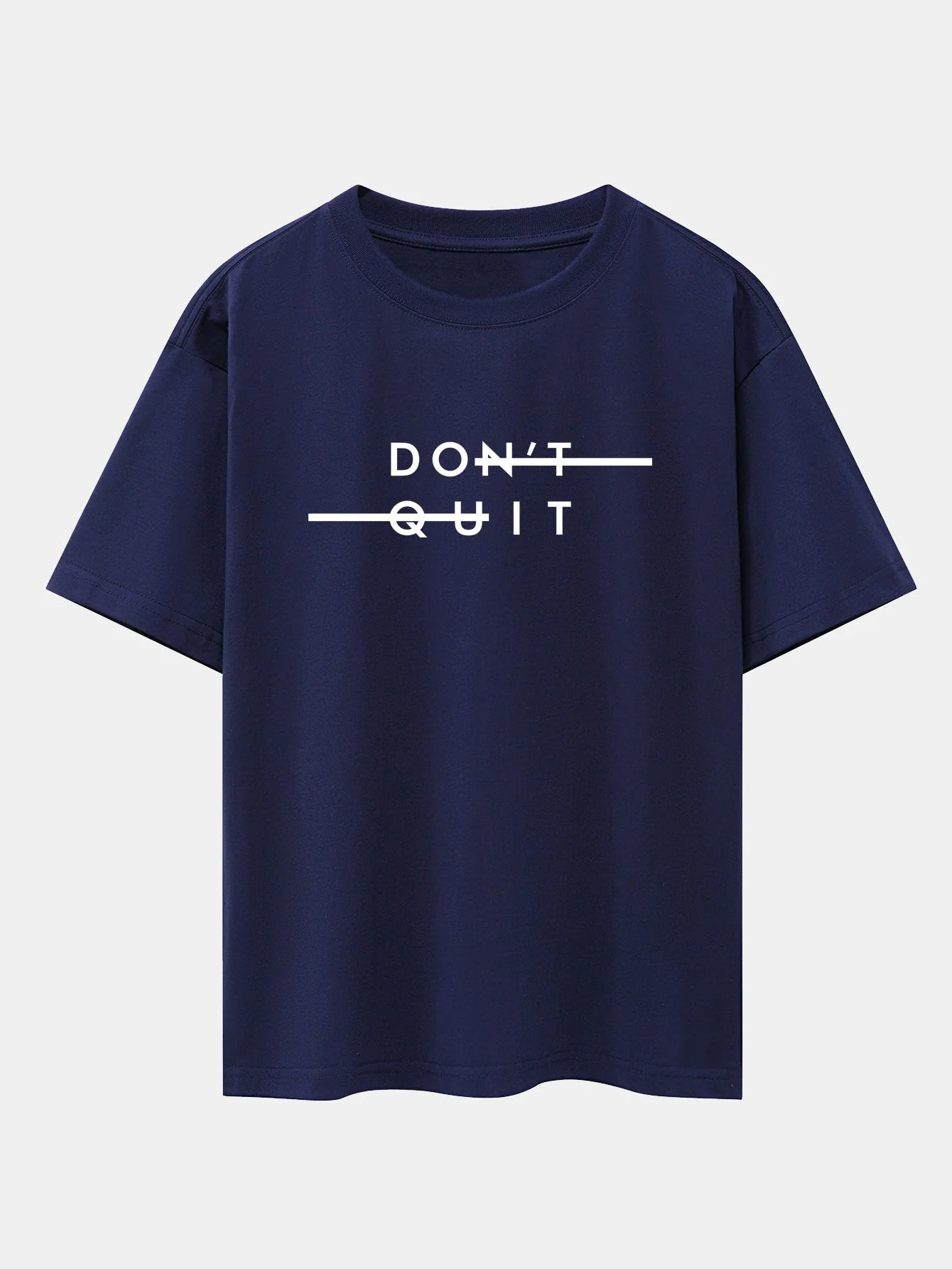 Nicolás® | Don'T Quit Print Drop Shoulder Oversize T-Shirt - Image 10
