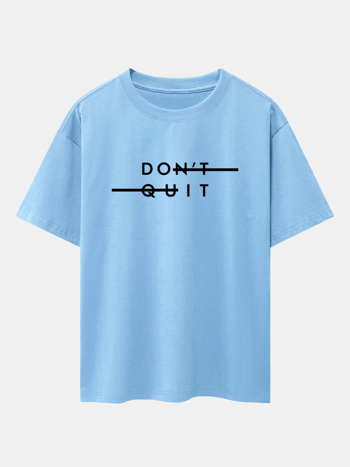 Nicolás® | Don'T Quit Print Drop Shoulder Oversize T-Shirt - Image 14