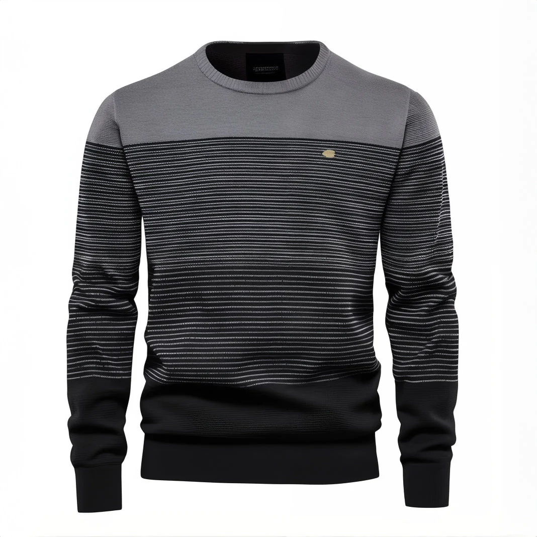 Nicolás® | Robust sweater with thin stripes - Image 3