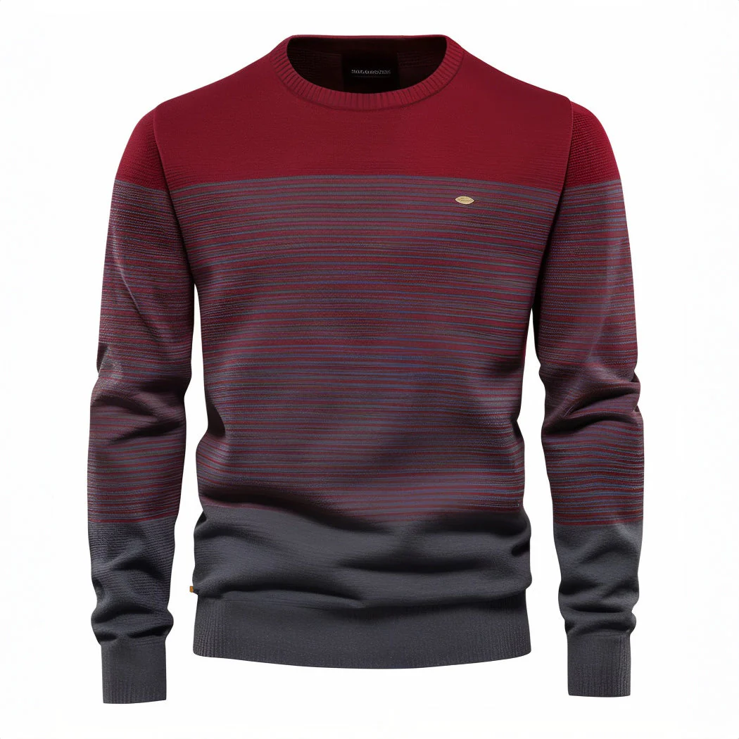 Nicolás® | Robust sweater with thin stripes - Image 4