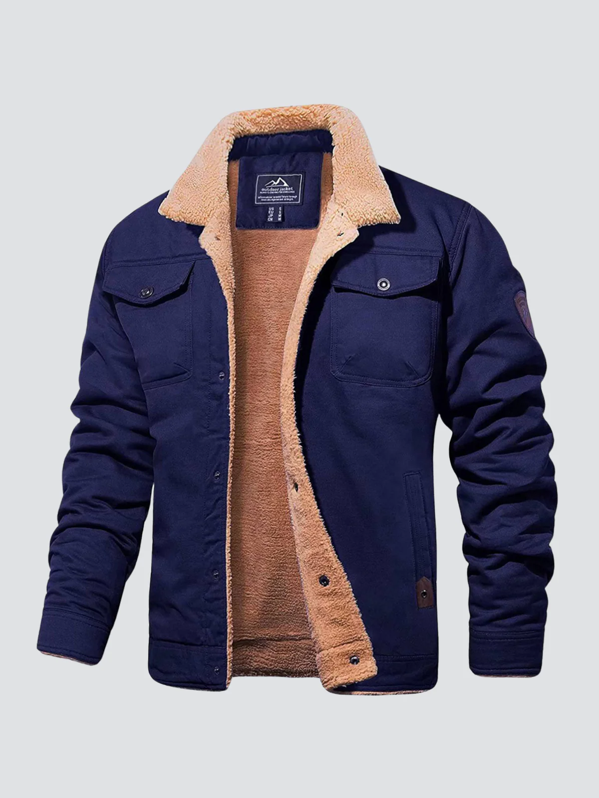 Nicolas | Warm and Elegant Bomber Jacket for Fall - Image 2