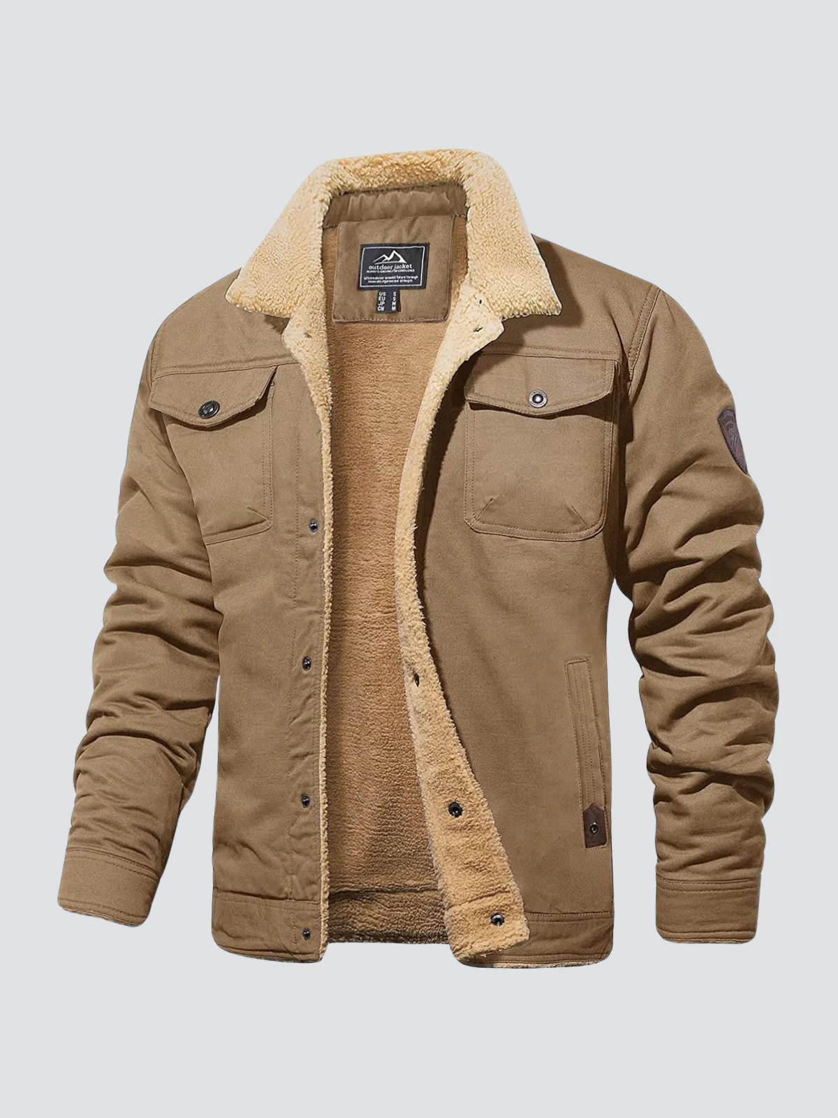 Nicolas | Warm and Elegant Bomber Jacket for Fall - Image 4