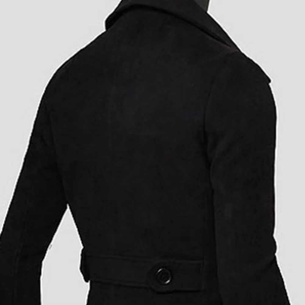 Niran | Men's winter coat - double-breasted jacket with wool content and warm lining - Image 10