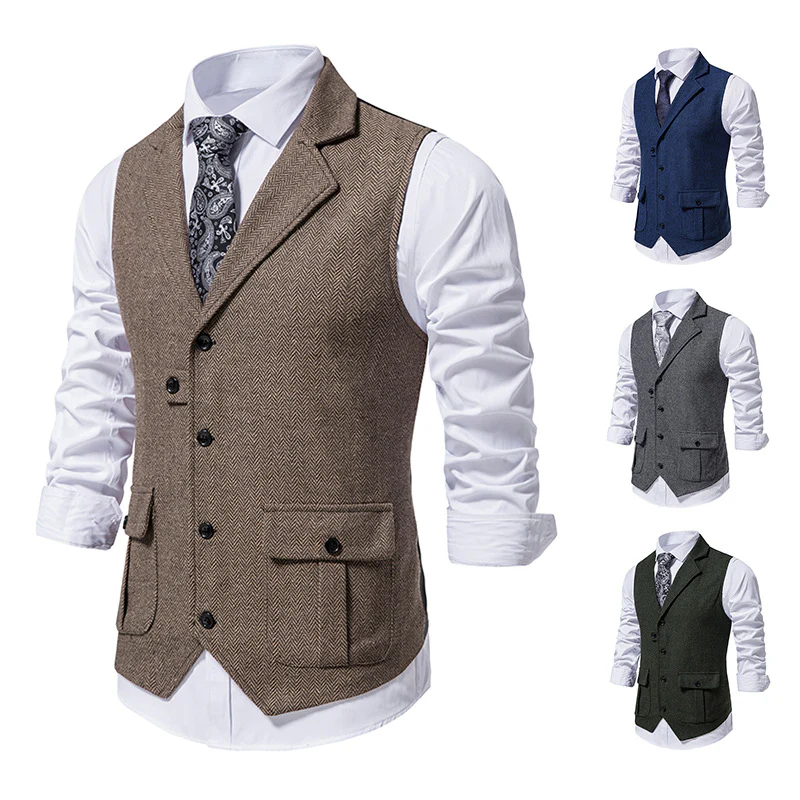 Noah® | Elegant Men's Vest With Side Pockets - Image 10