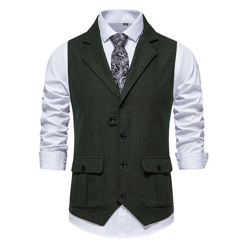 Noah® | Elegant Men's Vest With Side Pockets - Image 3