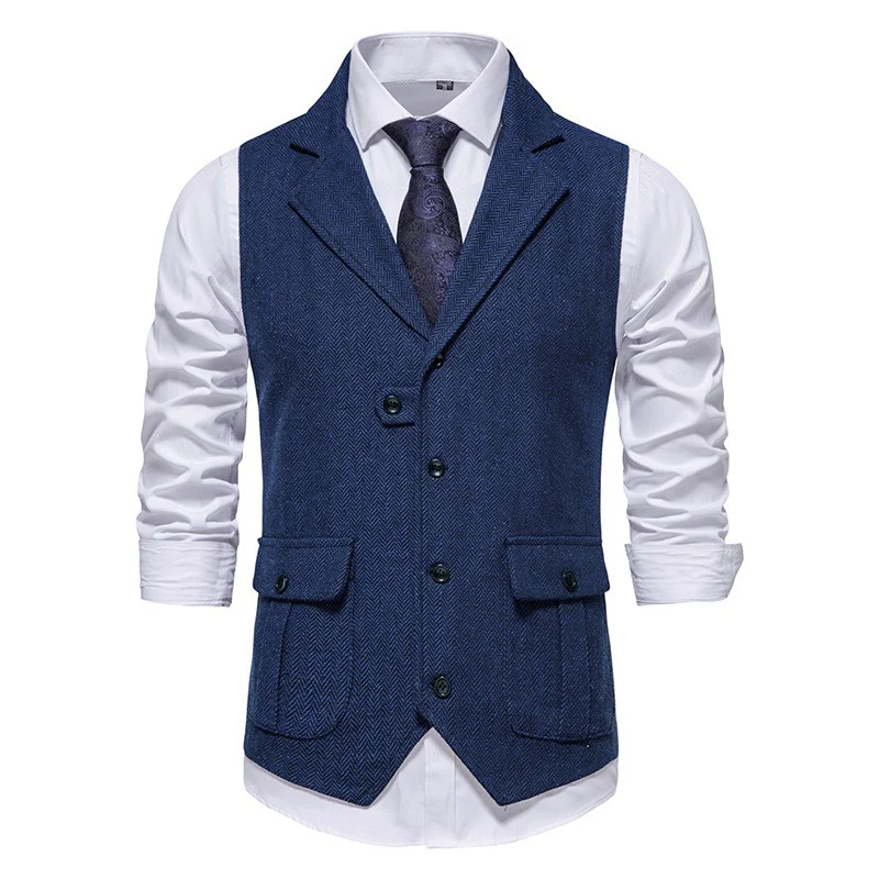 Noah® | Elegant Men's Vest With Side Pockets - Image 4
