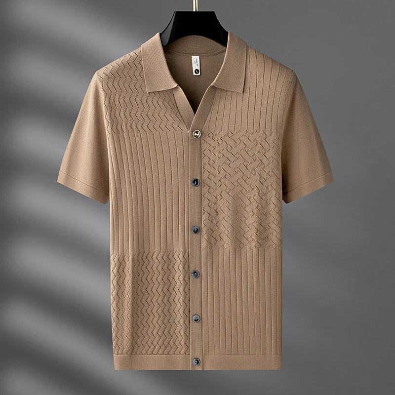 Noah | Grayson Textured Knit Shirt - Image 2
