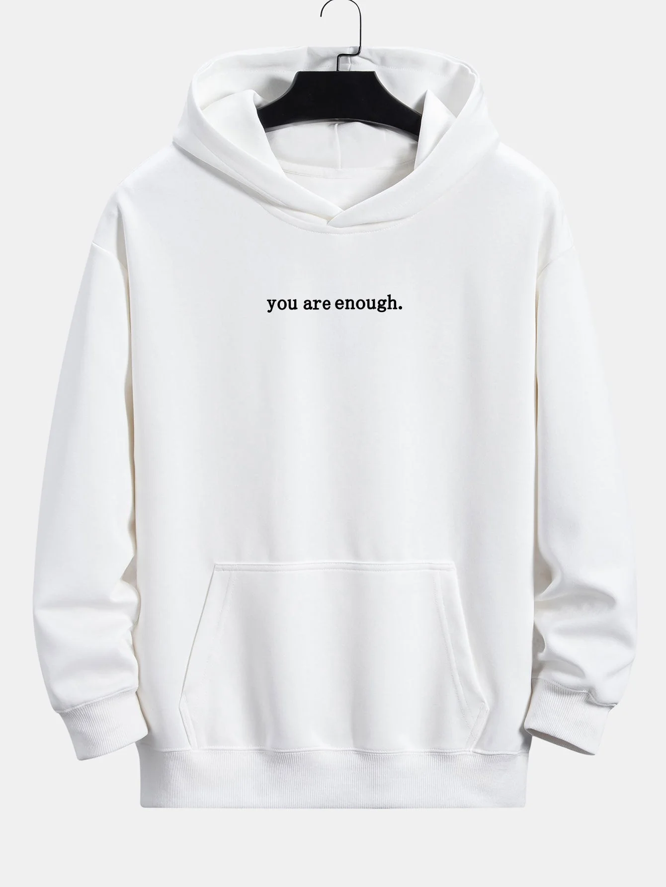 Noah | Slogan Print Relax Fit Hoodie - Image 14