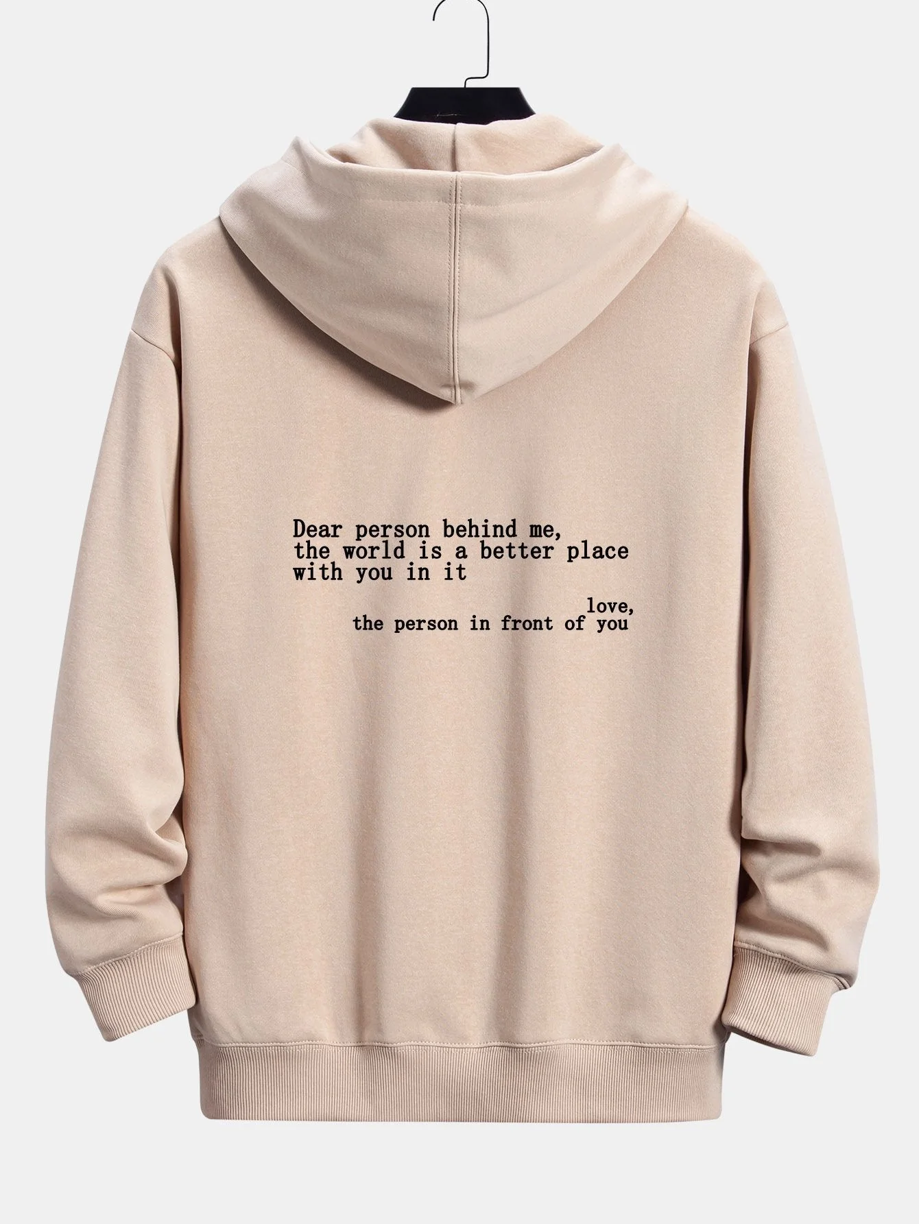 Noah | Slogan Print Relax Fit Hoodie - Image 17