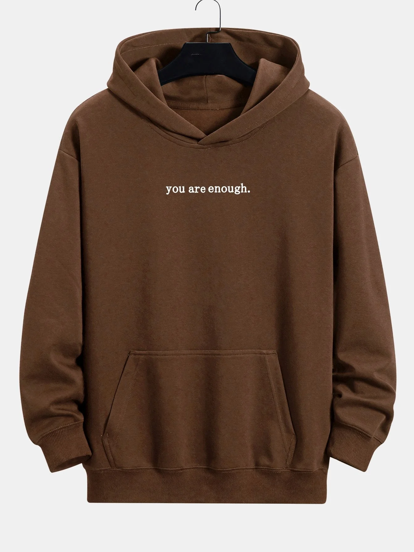 Noah | Slogan Print Relax Fit Hoodie - Image 5