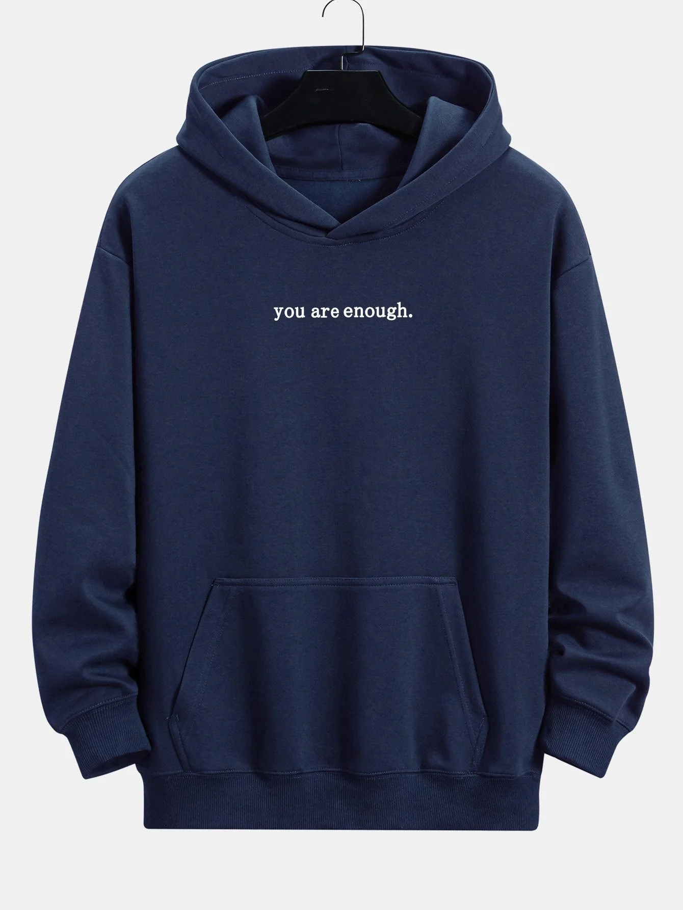 Noah | Slogan Print Relax Fit Hoodie - Image 7
