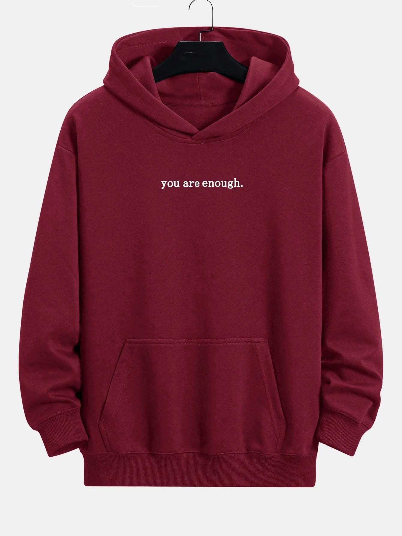 Noah | Slogan Print Relax Fit Hoodie - Image 9