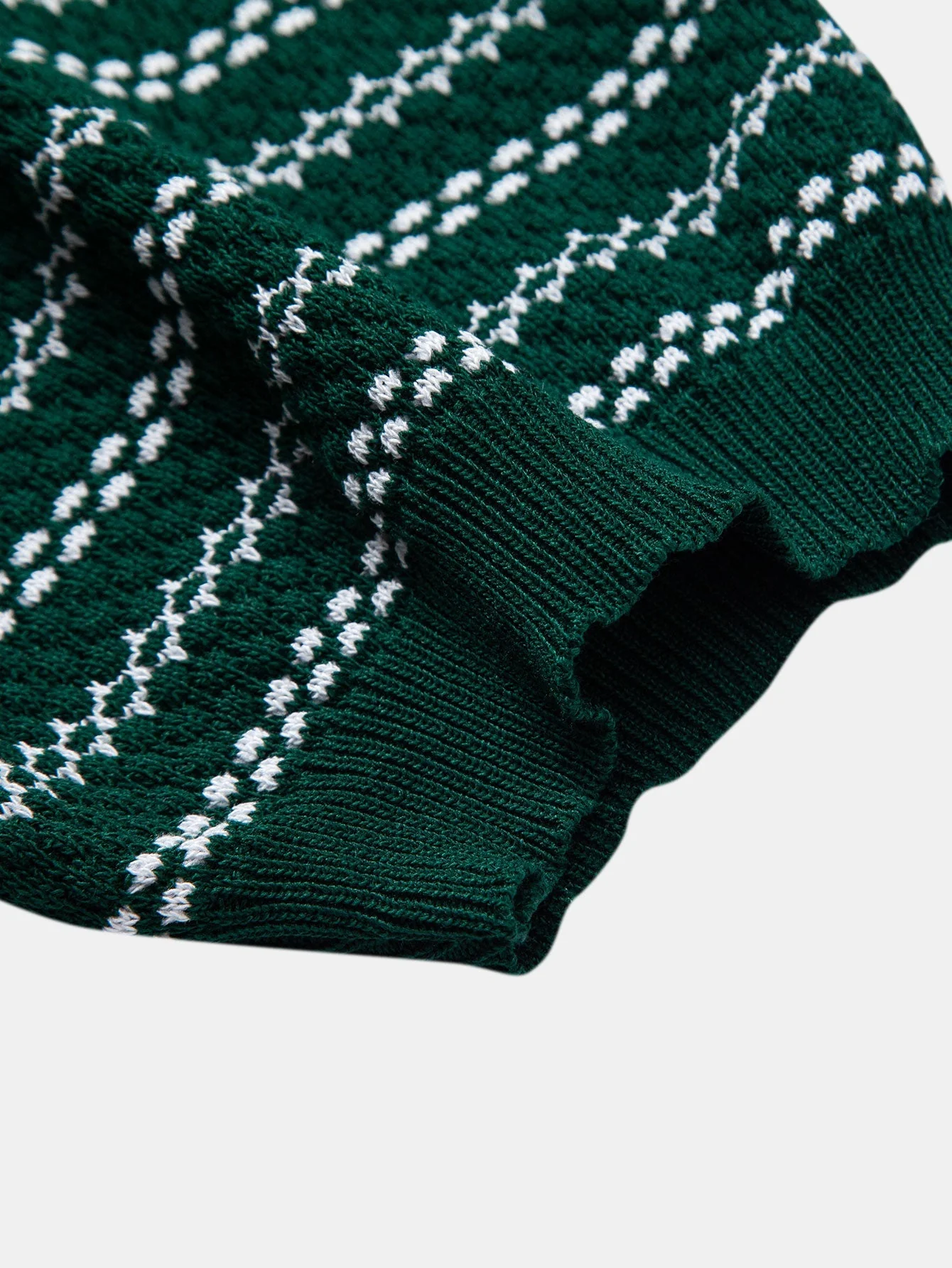 Noah | Stripe Knitted Polo Shirt - Image 6