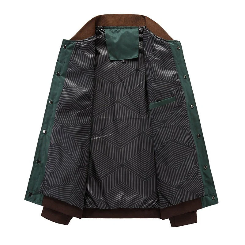 Noam | Vintage bomber jacket with button closure - Image 8