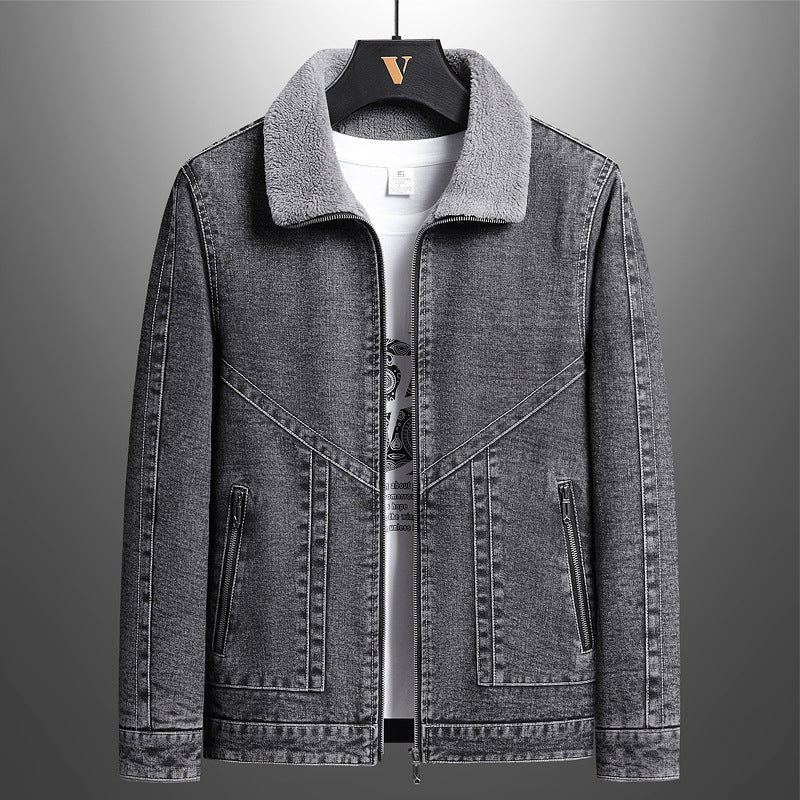 Noé® | Boston Denim Sherpa Jacket - Image 5