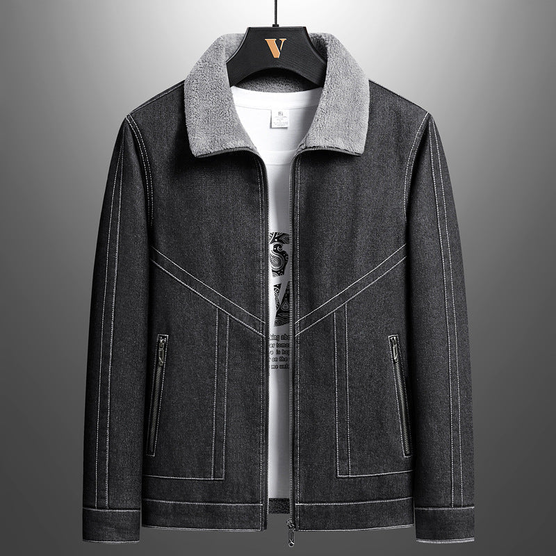 Noé® | Boston Denim Sherpa Jacket - Image 6