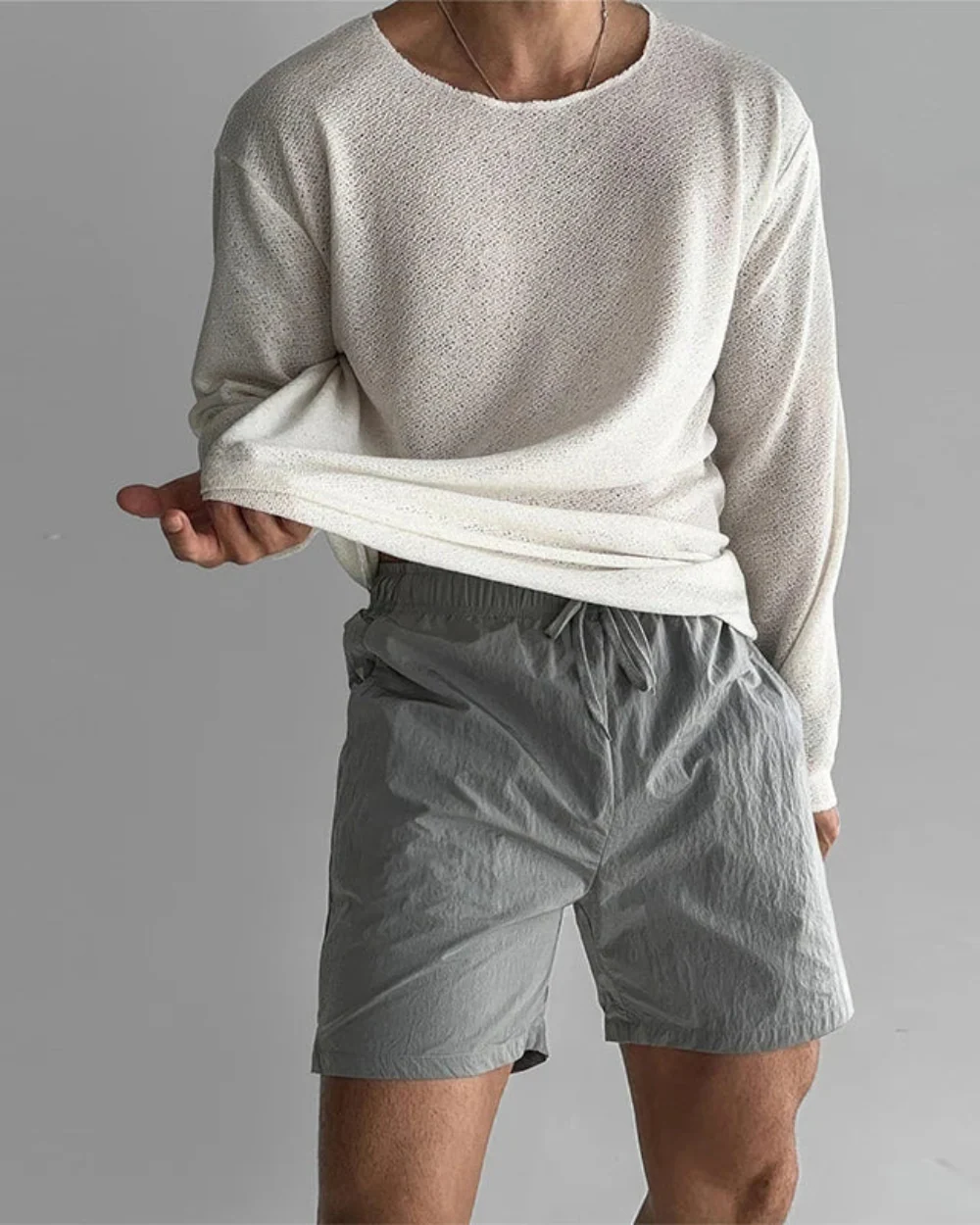 Nolan | Casual Knit T-Shirt - Image 2