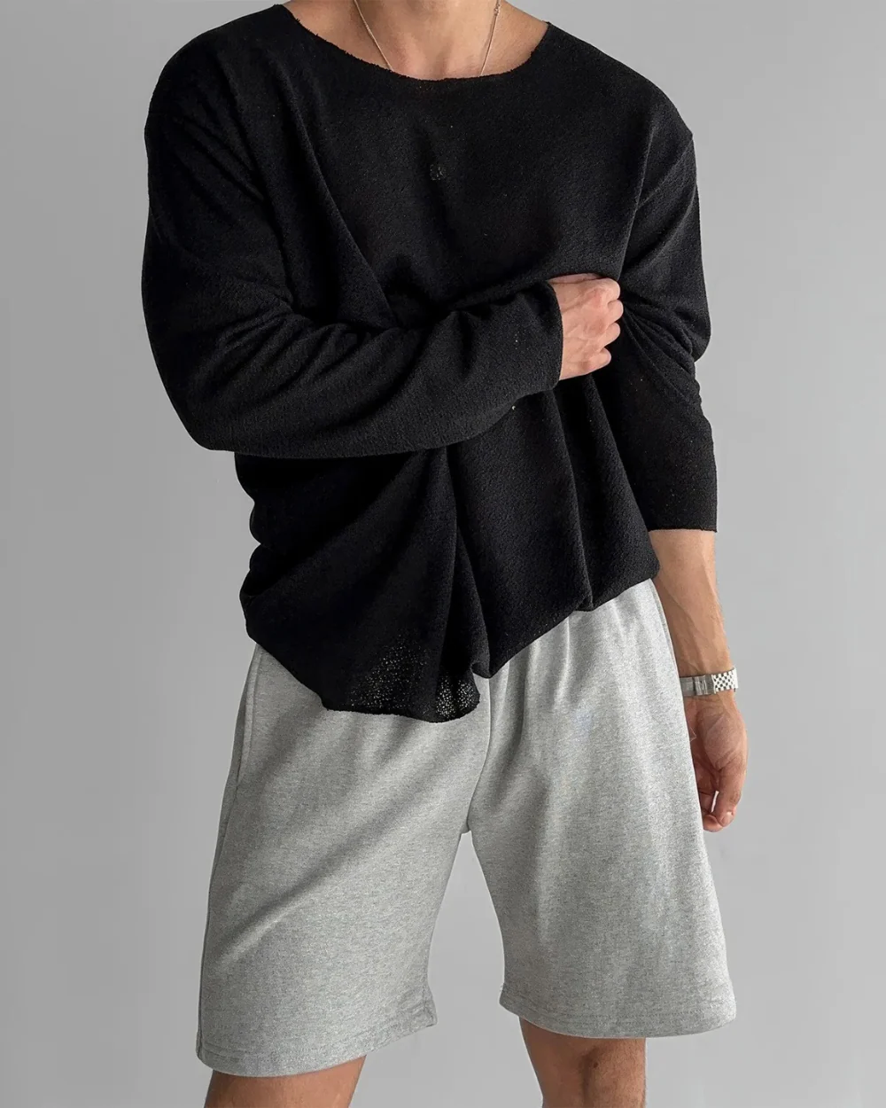 Nolan | Casual Knit T-Shirt - Image 5