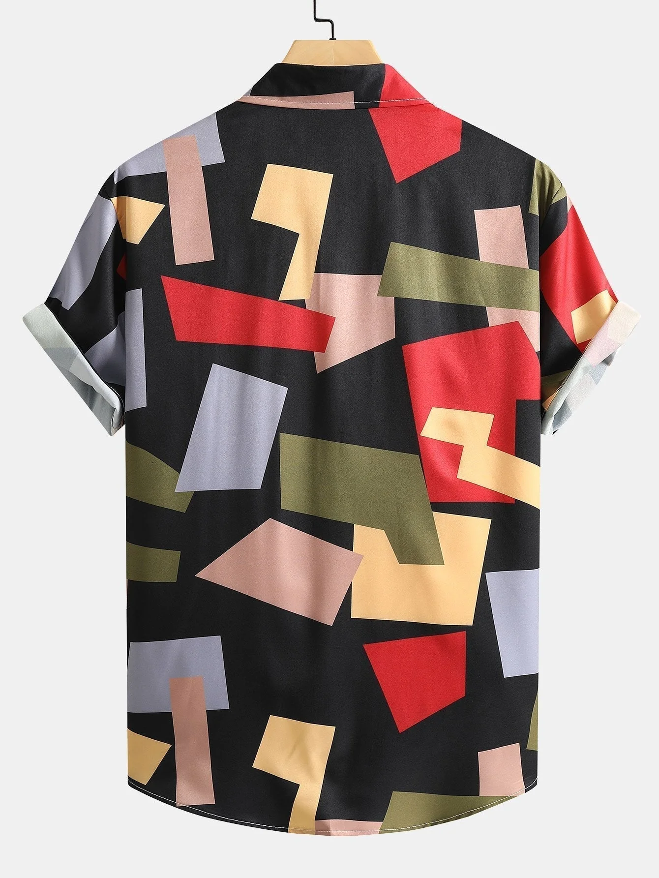 Norberto® | Button-Down Shirt And Swimwear With Colorful Print. - Image 2