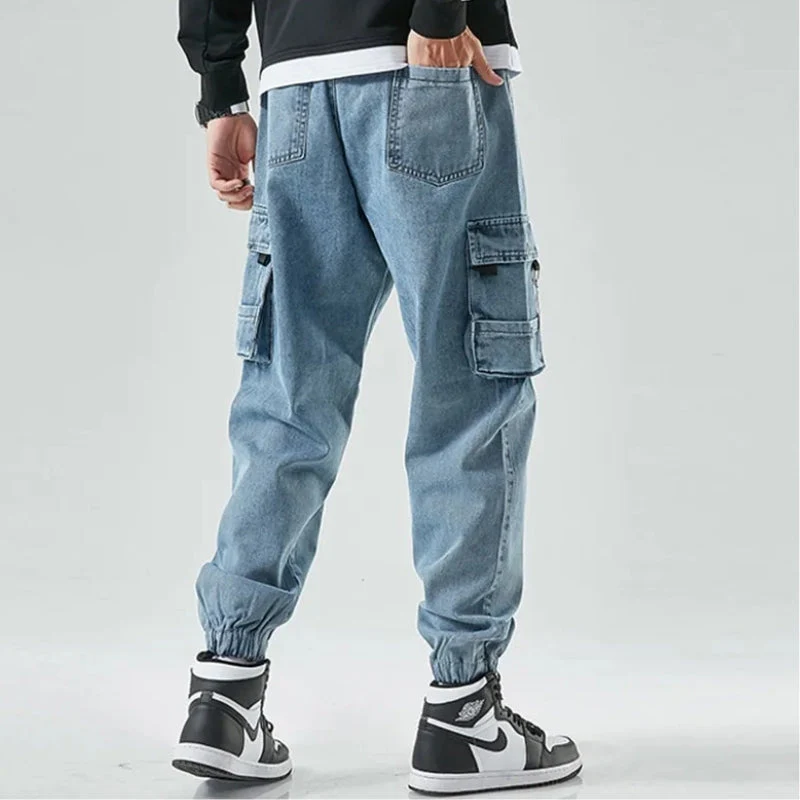 Norberto® | Denim Cargo Joggers - Image 2