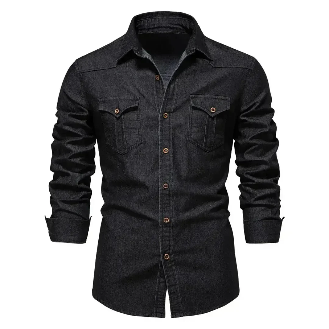 Norberto | Apollo Long Sleeve Denim Shirt - Image 4