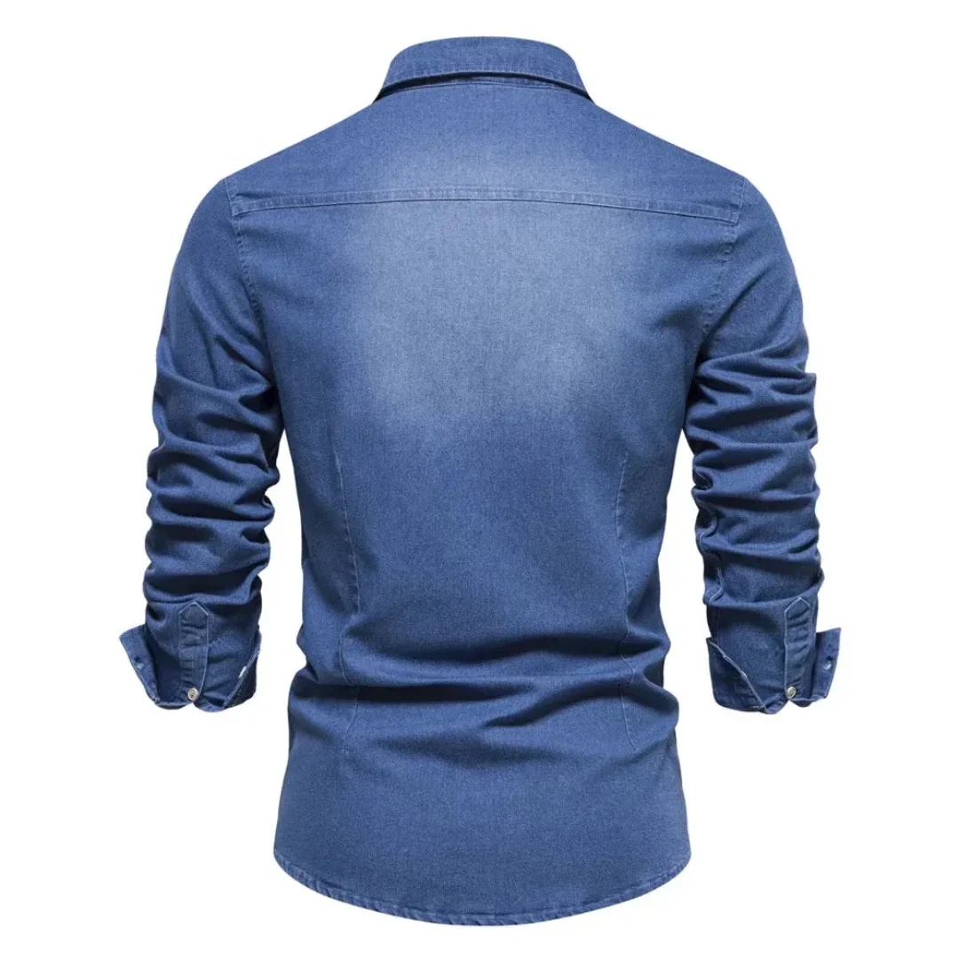 Norberto | Apollo Long Sleeve Denim Shirt - Image 7