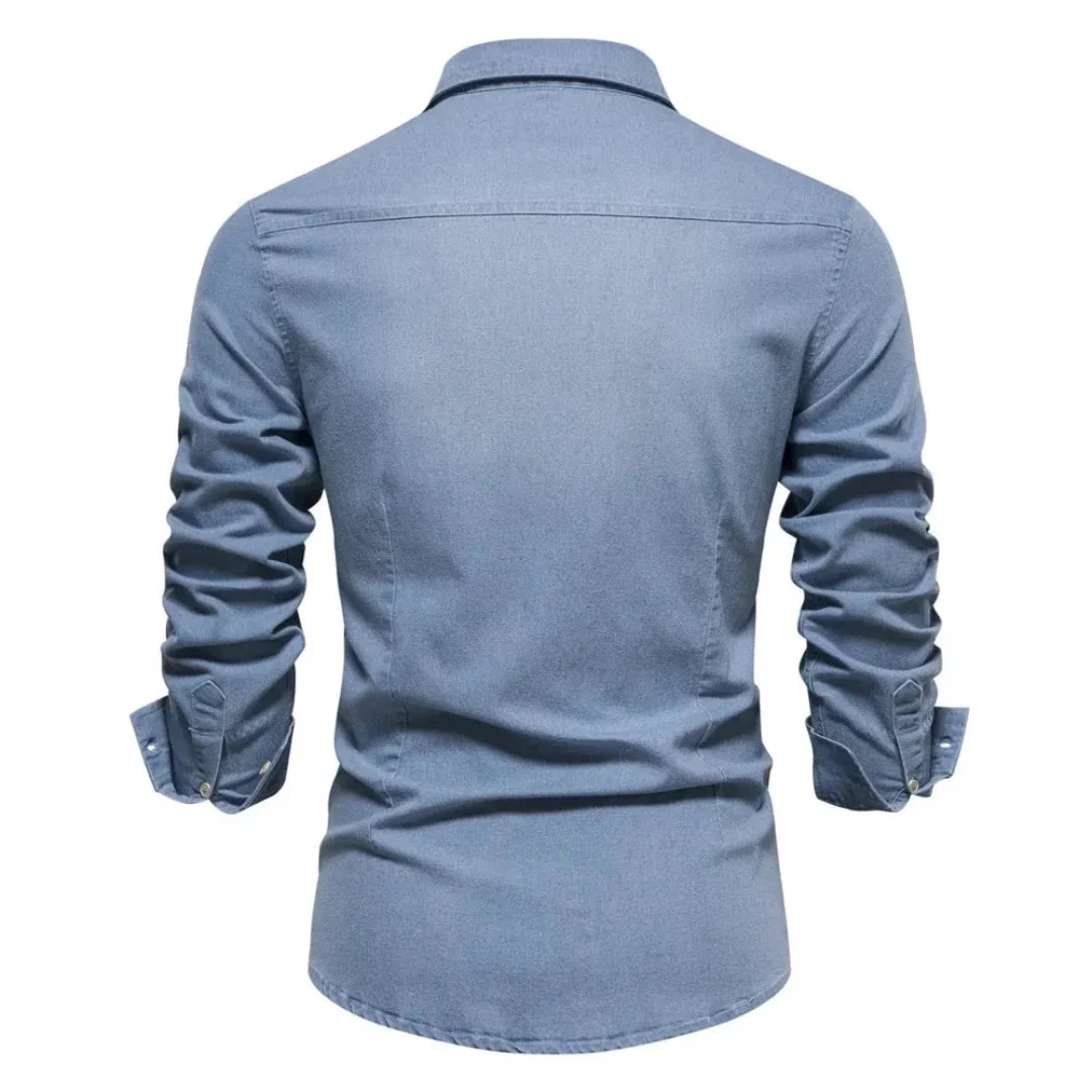Norberto | Apollo Long Sleeve Denim Shirt - Image 9