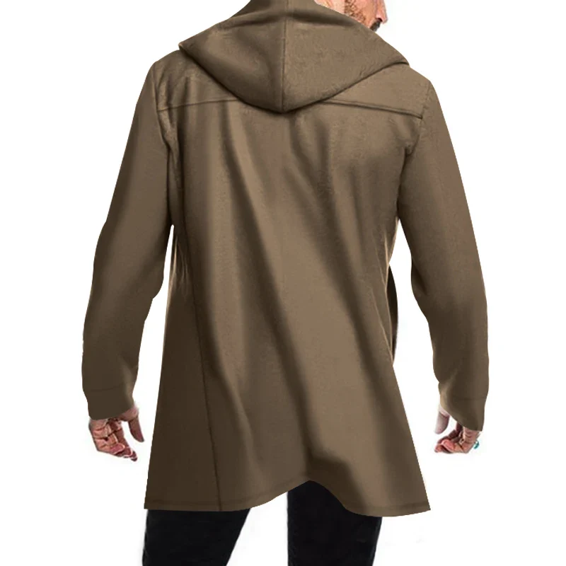 Numa | Men's Wool Coat with Hood - Double Breasted Warm & Elegant - Image 10
