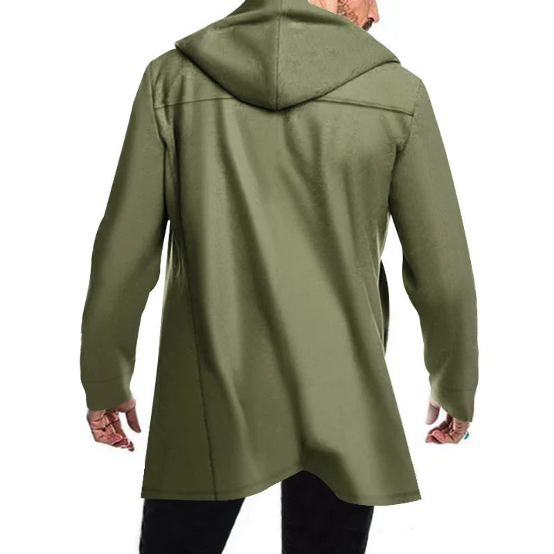 Numa | Men's Wool Coat with Hood - Double Breasted Warm & Elegant - Image 15