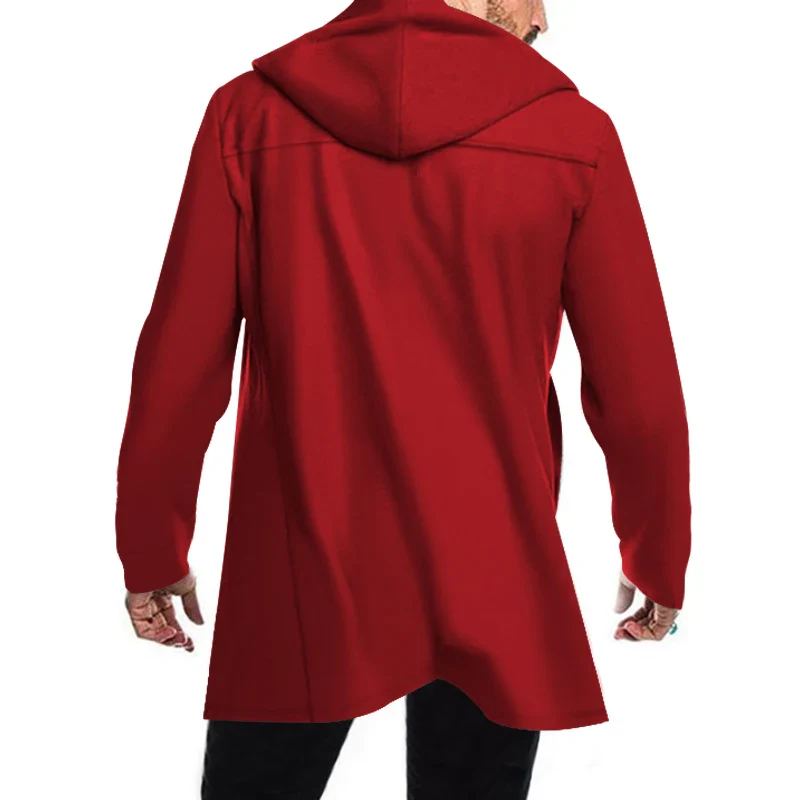 Numa | Men's Wool Coat with Hood - Double Breasted Warm & Elegant - Image 19