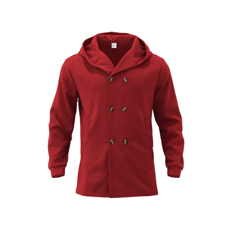 Numa | Men's Wool Coat with Hood - Double Breasted Warm & Elegant - Image 20