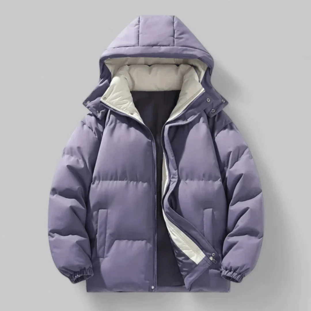 Nuno® | Men’s Quilted Puffer Jacket With Contrast Lining - Image 3