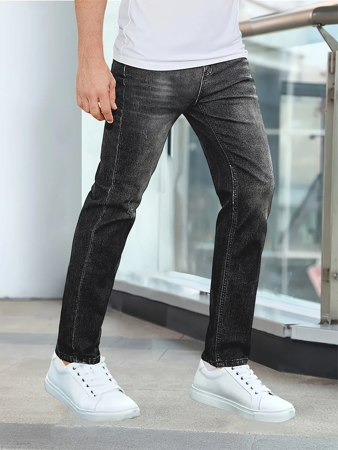 Nuno® | Straight Leg Stretch Jeans - Image 3