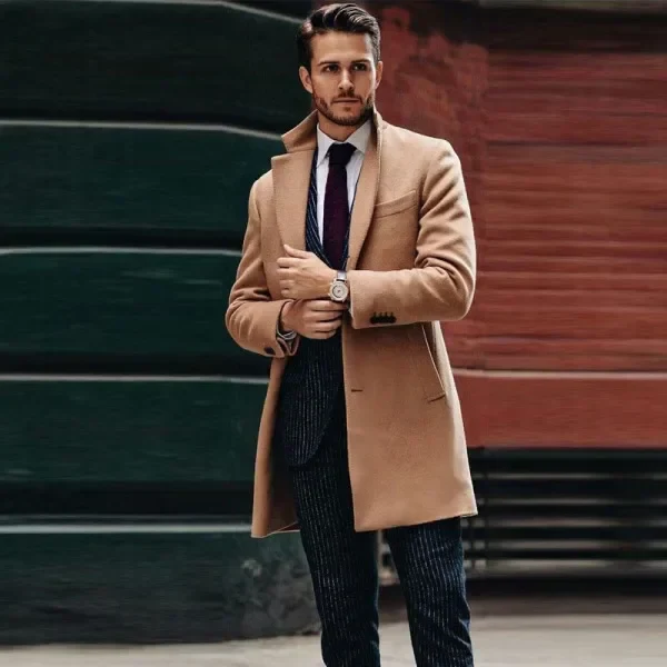 Oban | Classic men's wool coat - timelessly elegant for business and leisure - Image 5