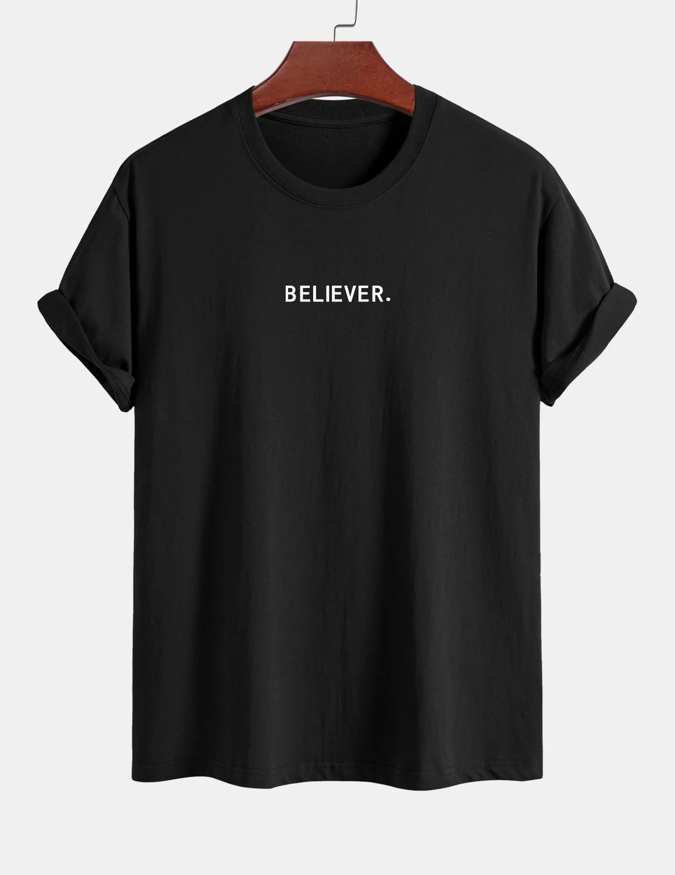 Octavio® | Believer Print Cotton T-Shirt - Image 2