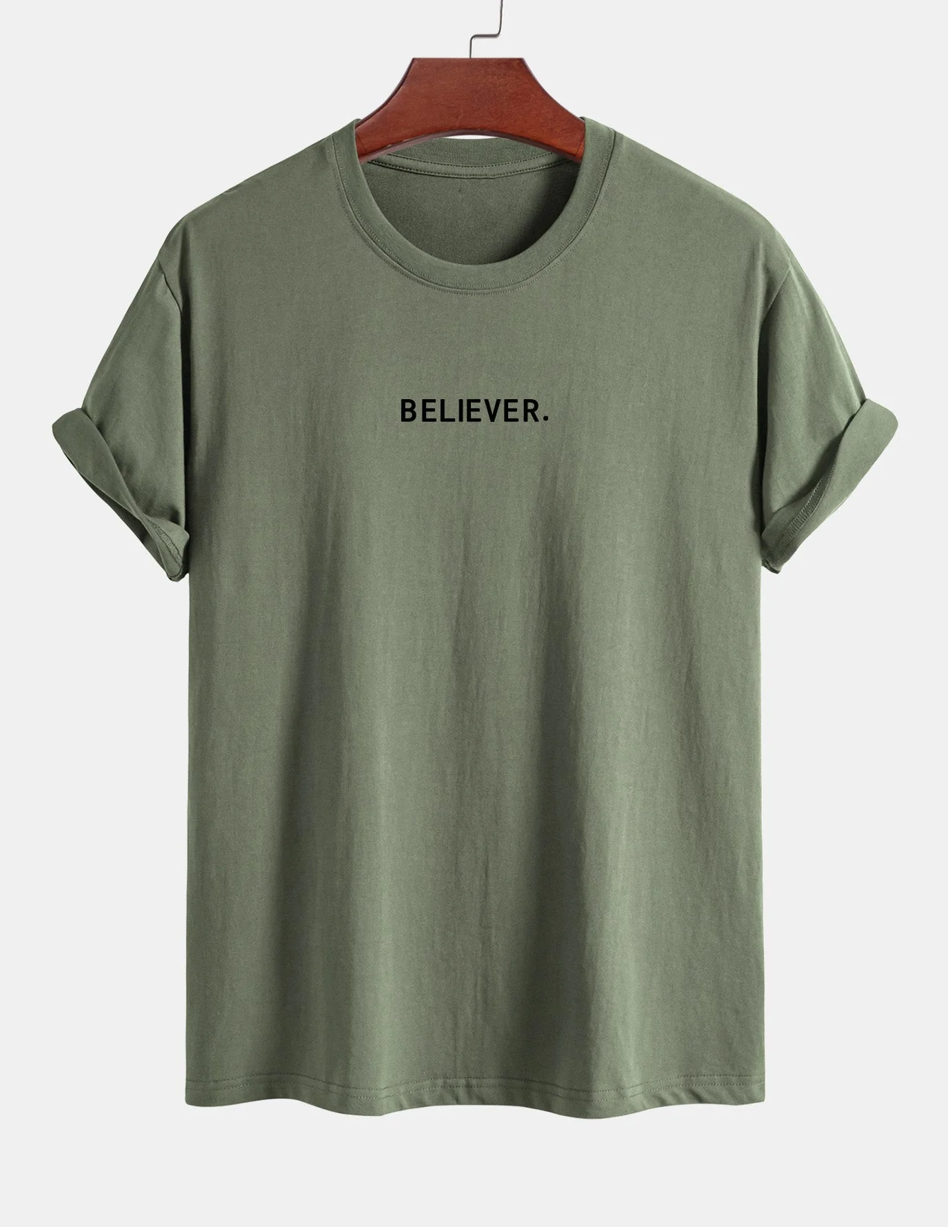 Octavio® | Believer Print Cotton T-Shirt - Image 6
