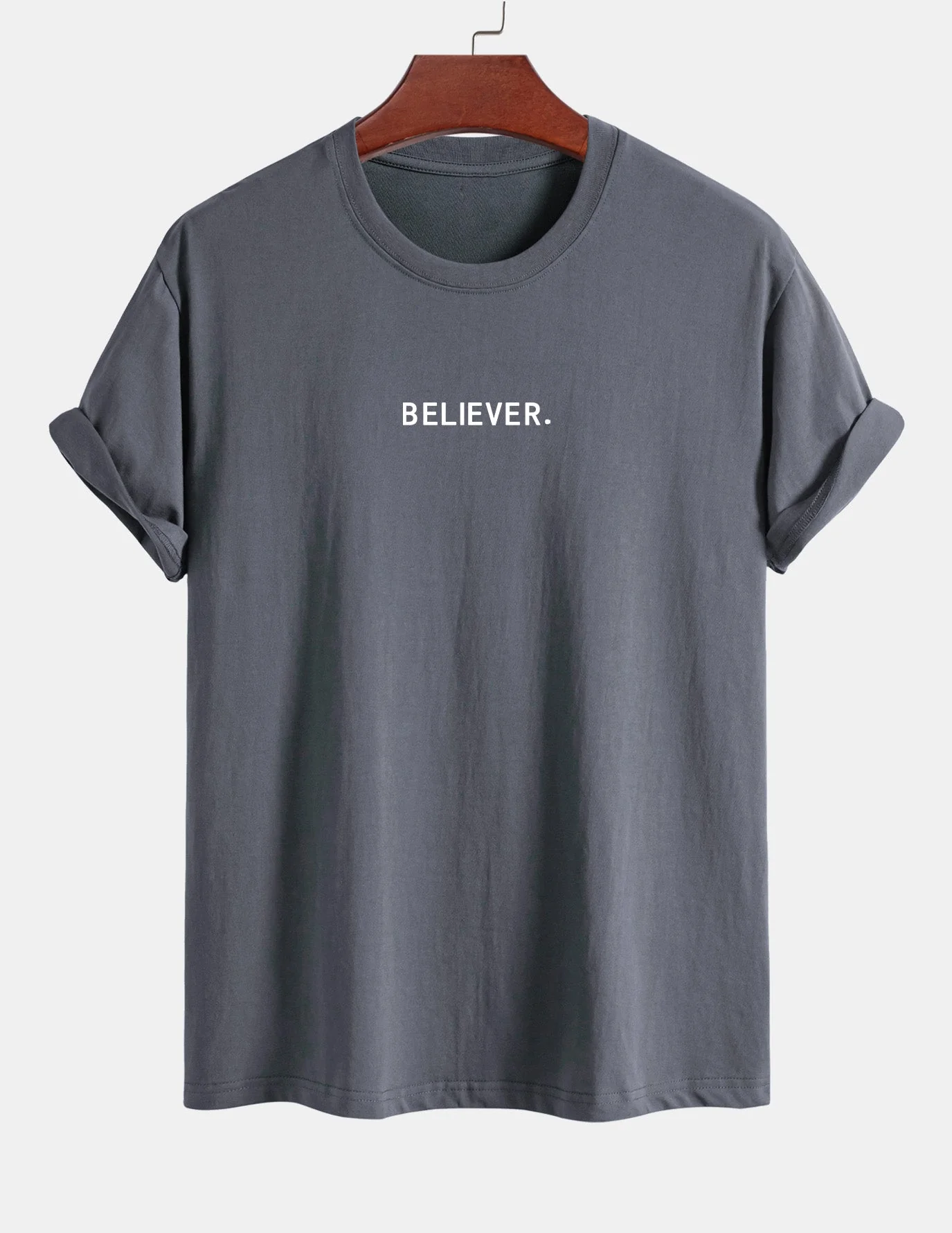 Octavio® | Believer Print Cotton T-Shirt - Image 8