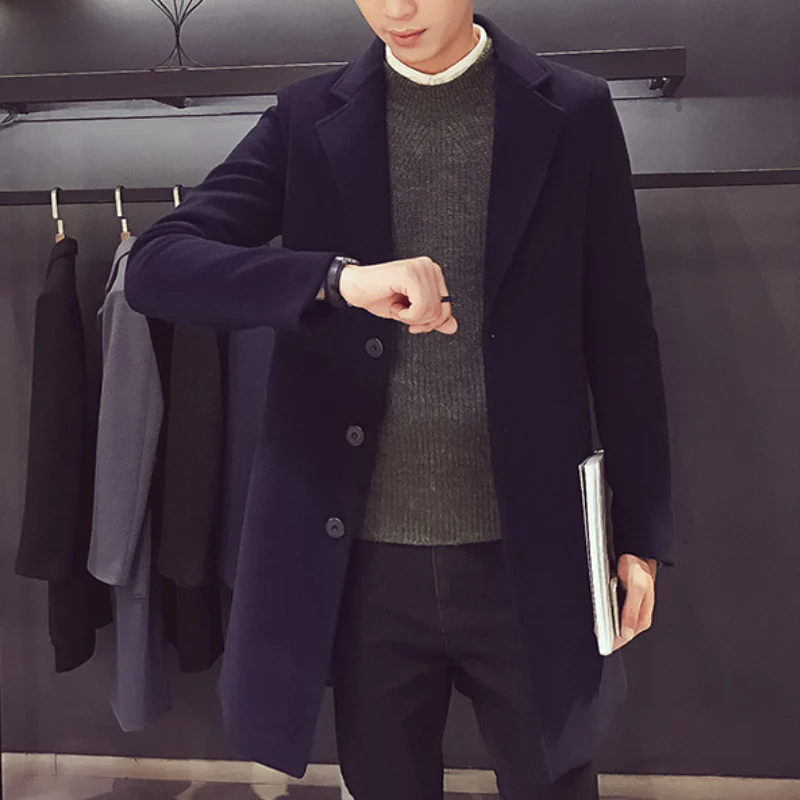 Odel | Men's Wool Coat Elegant Business Jacket - Office and Leisure - Image 13