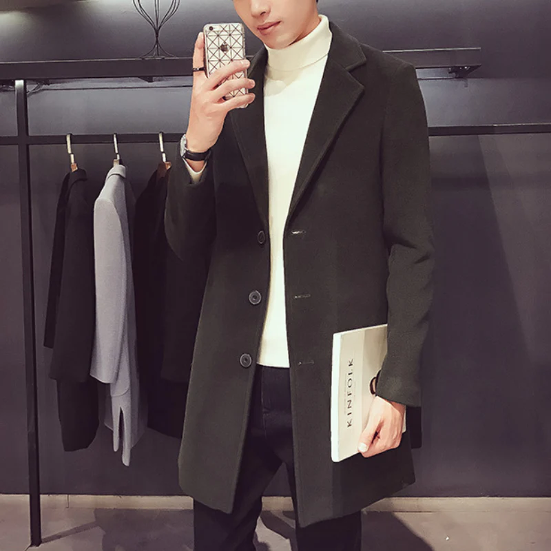 Odel | Men's Wool Coat Elegant Business Jacket - Office and Leisure - Image 15
