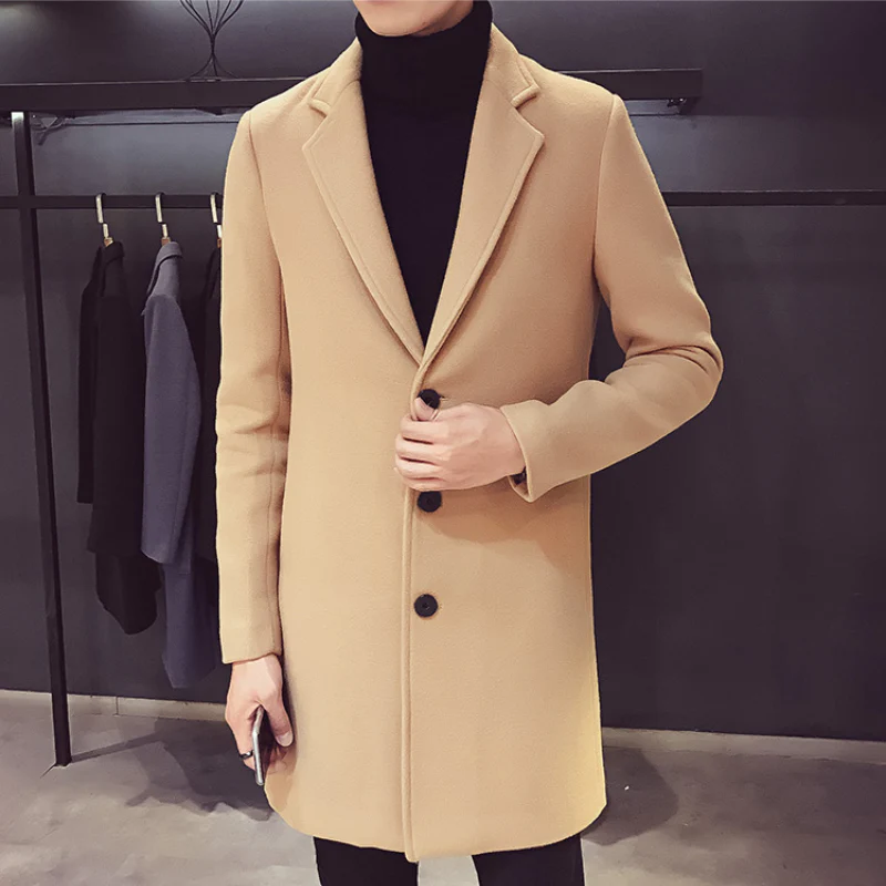 Odel | Men's Wool Coat Elegant Business Jacket - Office and Leisure - Image 2