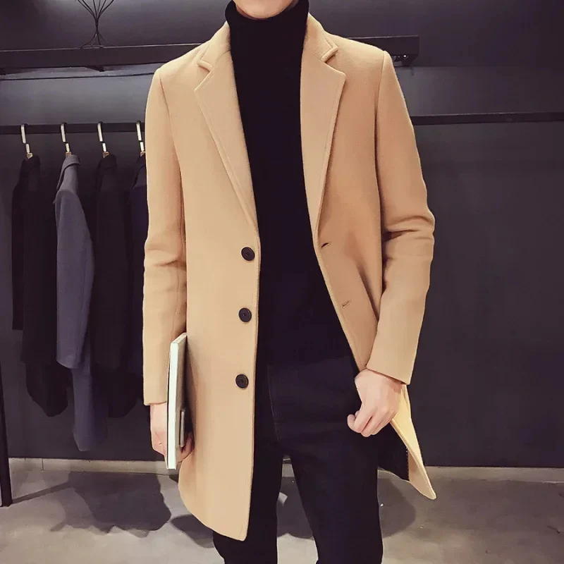 Odel | Men's Wool Coat Elegant Business Jacket - Office and Leisure - Image 20
