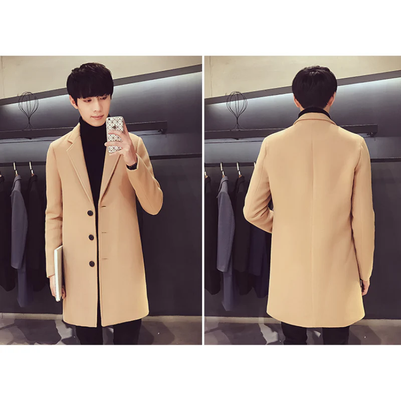 Odel | Men's Wool Coat Elegant Business Jacket - Office and Leisure - Image 3